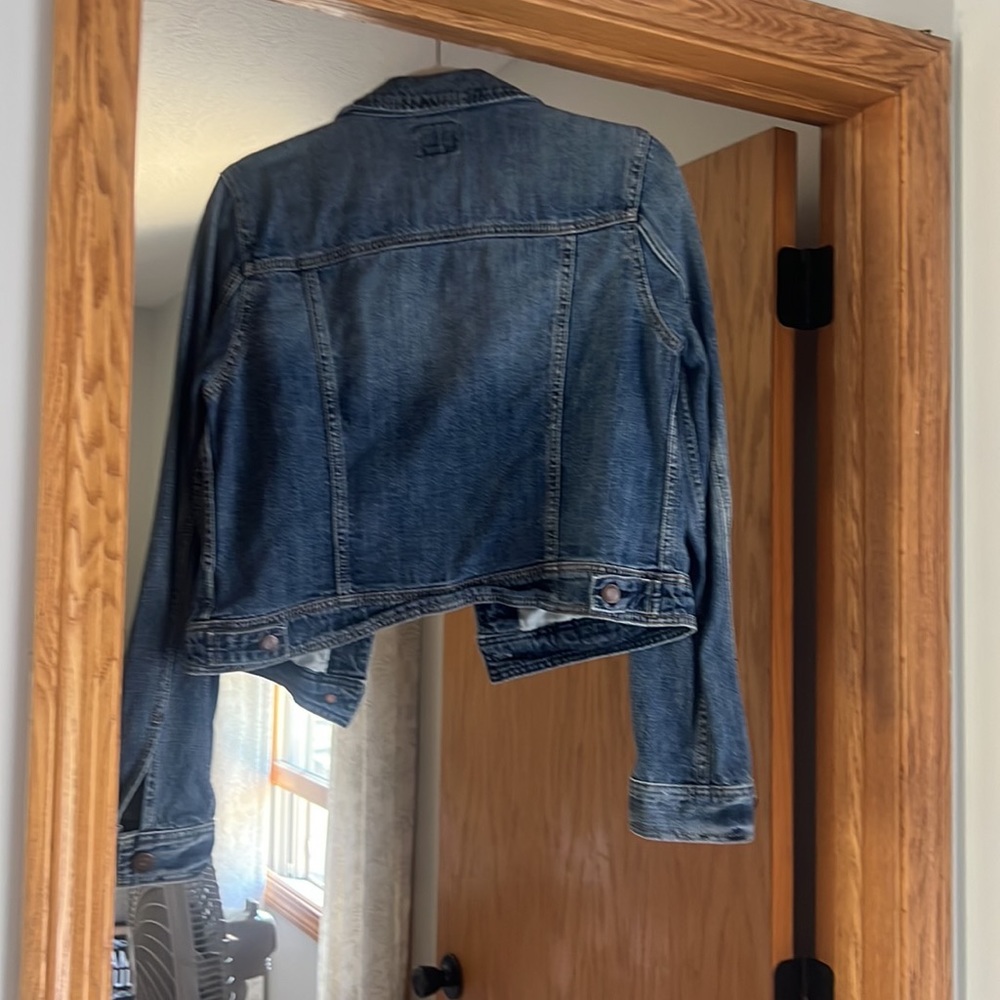 American Eagle - jean jacket - large - dark jean wash - Picture 2 of 2